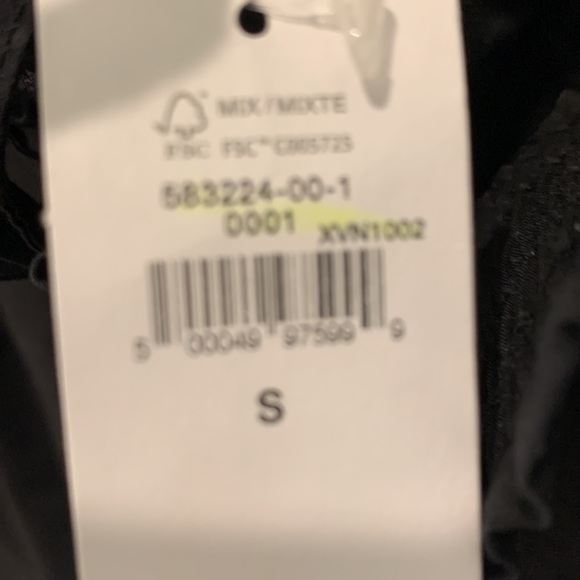 Elastic Waist side Pocket Black Skirt - Picture 5 of 5